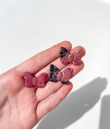 Rhodonite Butterfly Halo Quartz